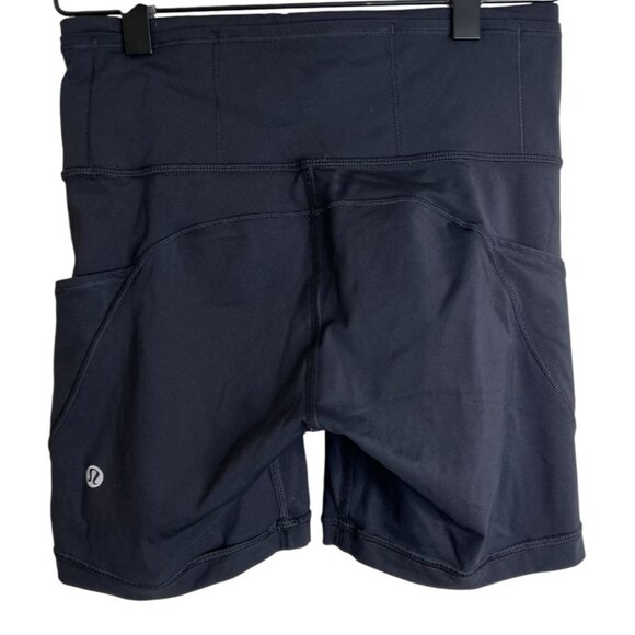 Lululemon Fast Free Short 6" Non-Reflective Black Size 4 Nulux - Picture 2 of 4